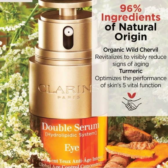 Clarins Double Serum Eye - Gold and Clear - Picture 5 of 7
